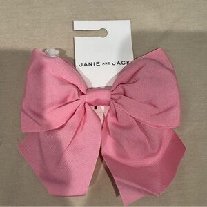 Janie and Jack Rosy Pink Hair Bow
